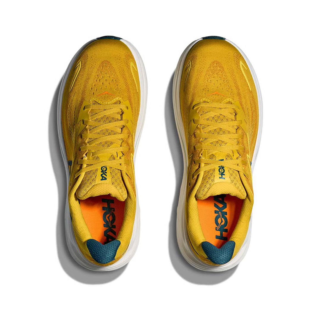 Hoka Clifton 10 Hombre Yellow Gold / Tidal Wave - HOKA® Oficial Chile