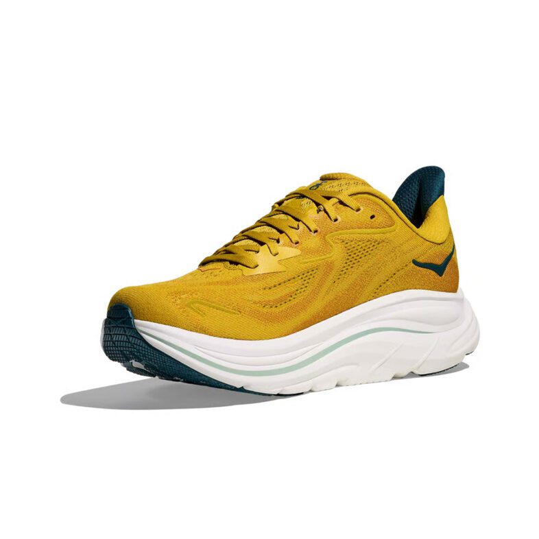 Hoka Clifton 10 Hombre Yellow Gold / Tidal Wave - Imagen 3