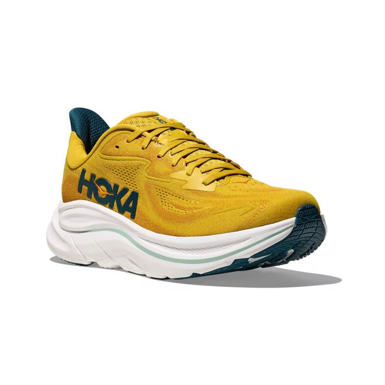 Hoka Clifton 10 Hombre Yellow Gold / Tidal Wave - Imagen 6