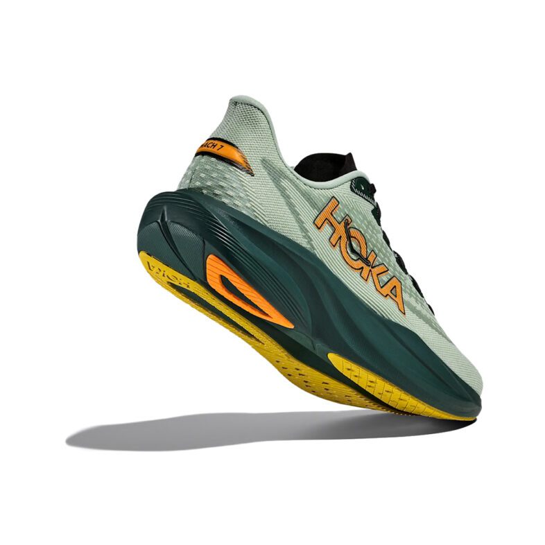 HOKA Mach 7 Hombre Green/Yellow - Imagen 4