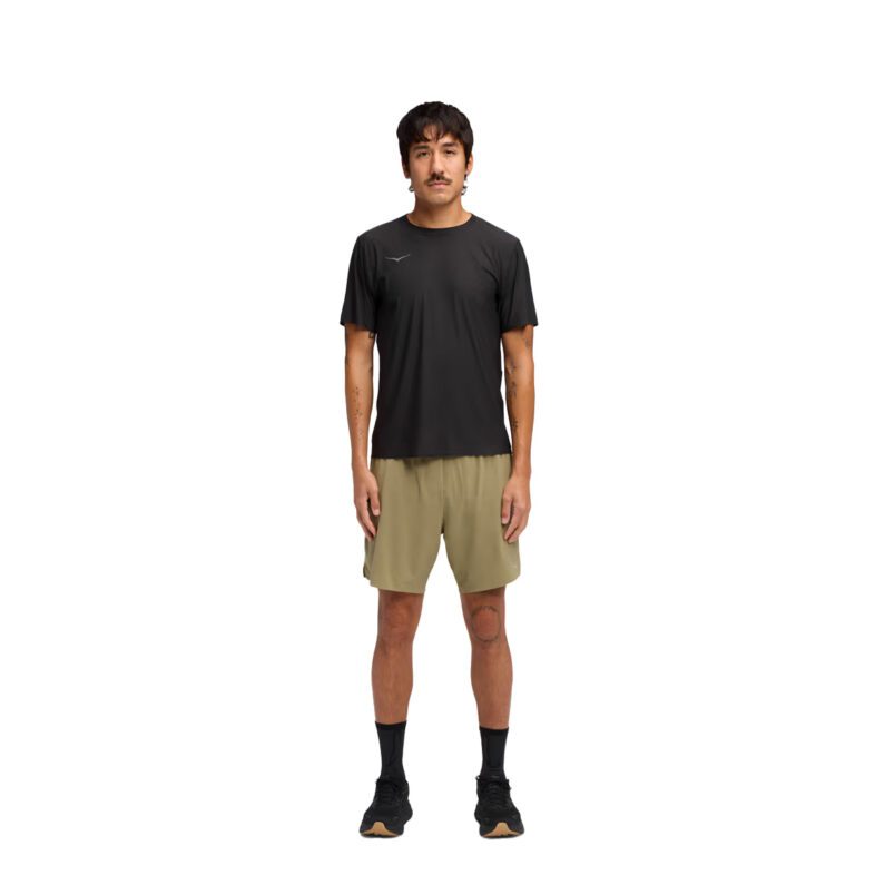 Shorts Hoka Glide 7  2in1 Wild Mushroom - Imagen 3