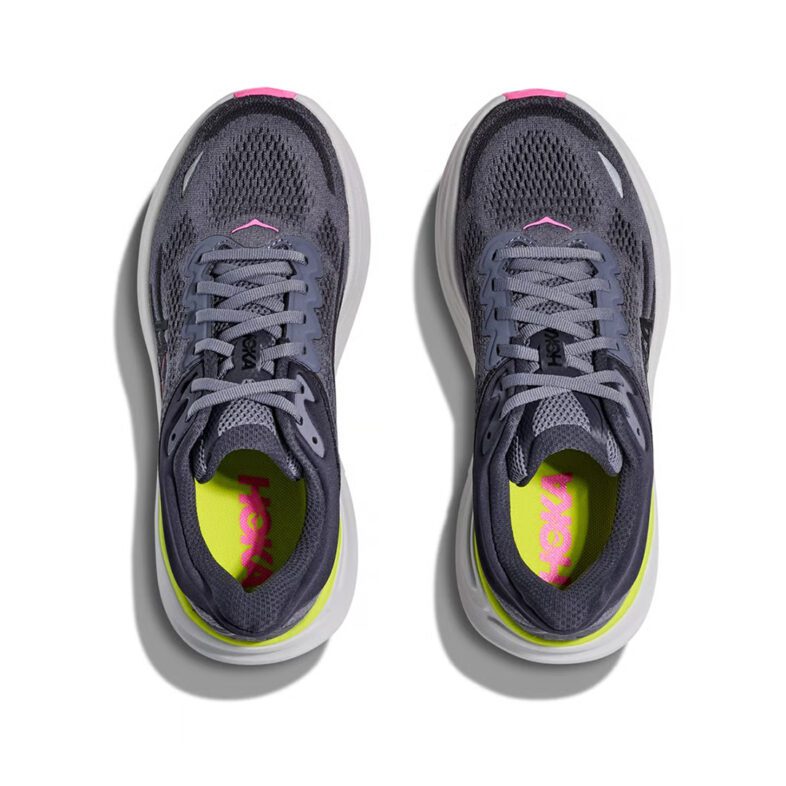 Hoka Bondi 9 Mujer Charcoal Grey / Grey Skies - Imagen 2