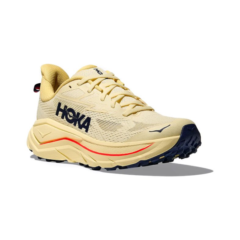 Hoka Challenger 8 Mujer Vintage Yellow / Midnight Blue - Imagen 6