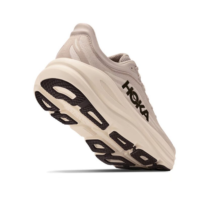 Hoka Bondi 9 Hombre River Rock Grey / Alabaster - Imagen 4