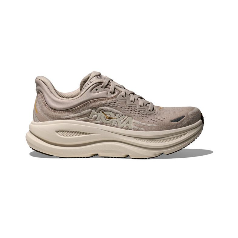 Hoka Bondi 9 Mujer River Rock Grey / Alabaster - Imagen 1