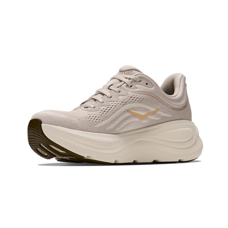 Hoka Bondi 9 Mujer River Rock Grey / Alabaster - Imagen 3