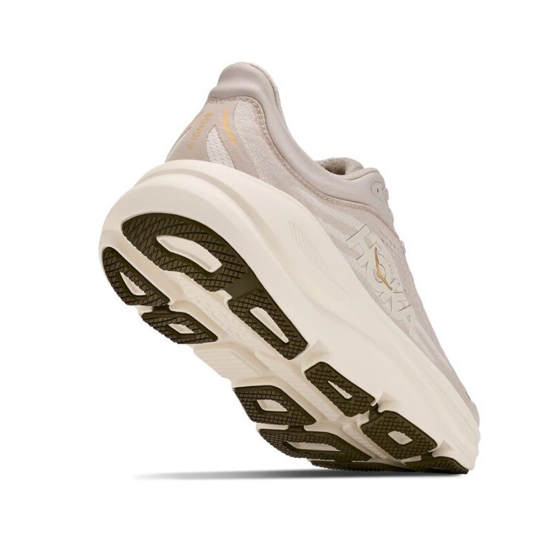 Hoka Bondi 9 Mujer River Rock Grey / Alabaster - Imagen 4