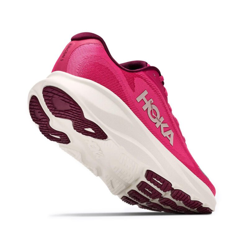 Hoka Rincon 5 Mujer Pink Punch / Alabaster - Imagen 4