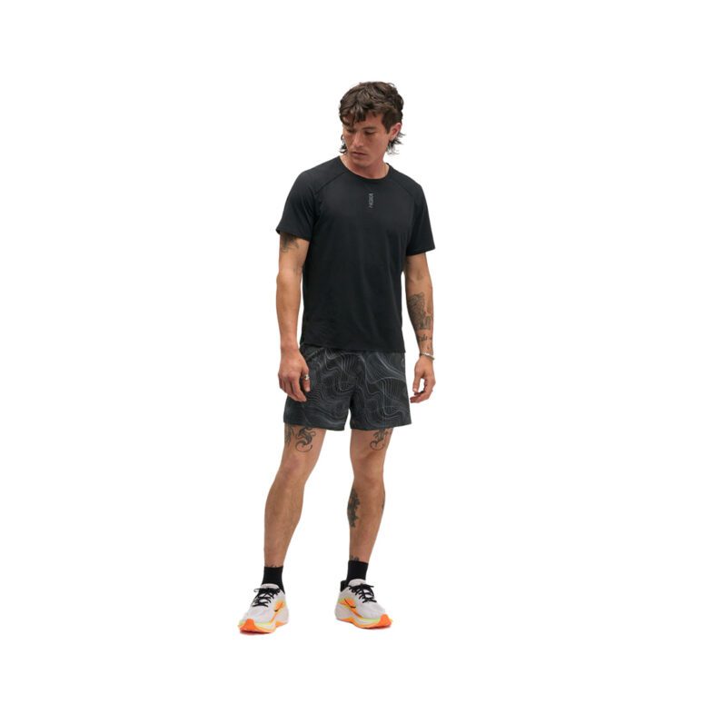 Shorts Hoka Glide 5'' Black - Imagen 3