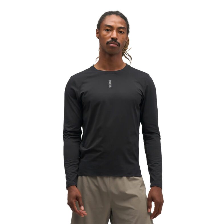 Polera Hoka EveryRun Long Sleeve Black