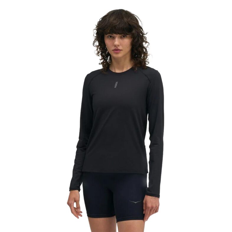 Polera Hoka Mujer EveryRun Long Sleeve Black