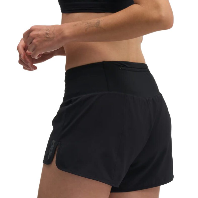 Shorts Hoka Mujer Glide MR 3.5'' Brief Black - Imagen 3