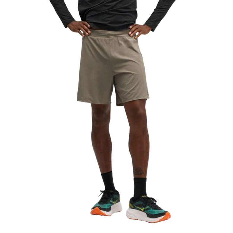 Shorts Hoka Glide 7'' 2IN1 BLDRG Brown