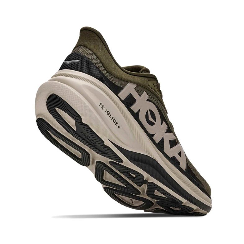 Hoka Clifton Pro Hombre Antique Olive / River Rock Grey - Imagen 4