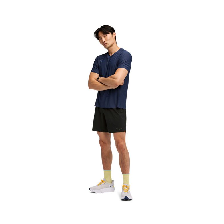 Shorts HOKA Hombre Glide 7" 2in1 Black - Imagen 3