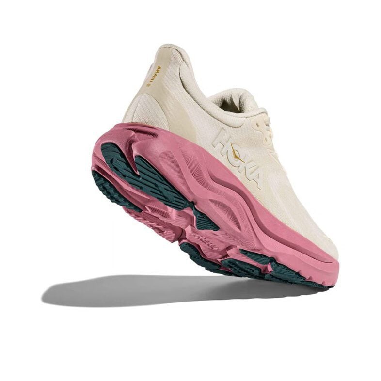 Hoka Arahi 8 Mujer Alabaster / Lingonberry - Imagen 4