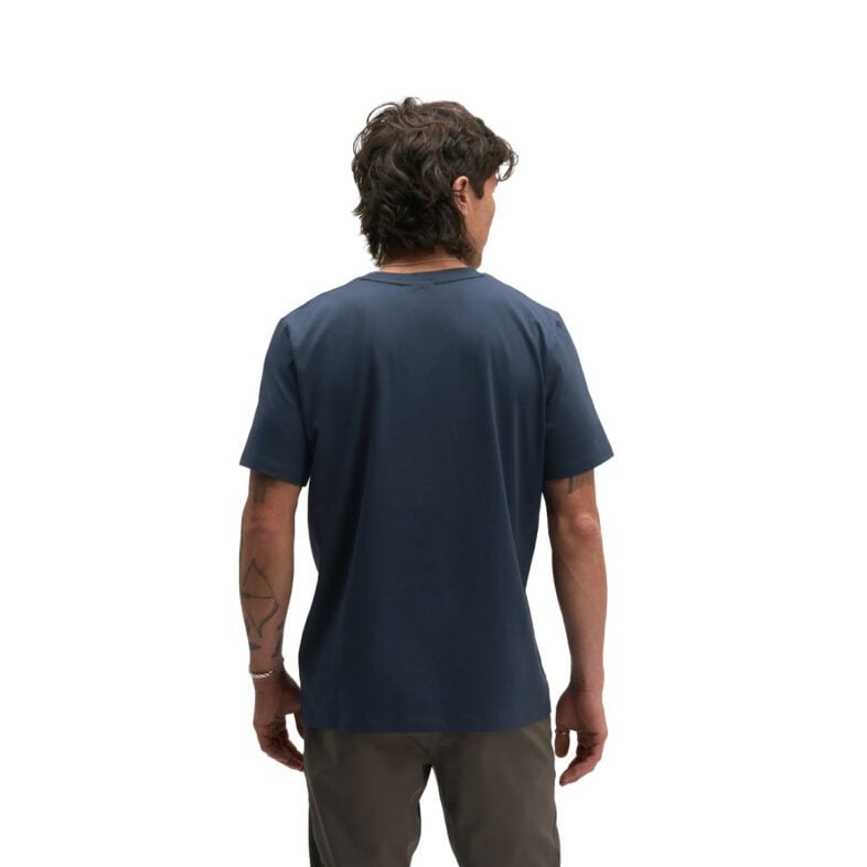 Polera Hoka Core Logo Varsity Navy - Imagen 2