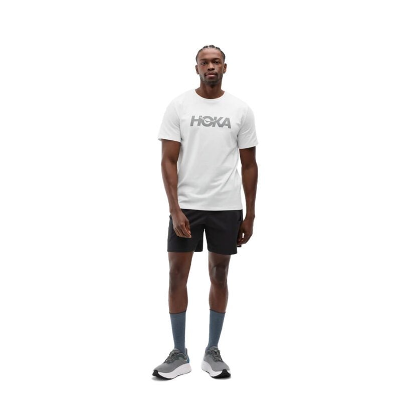 Polera Hoka Core Logo White - Imagen 3