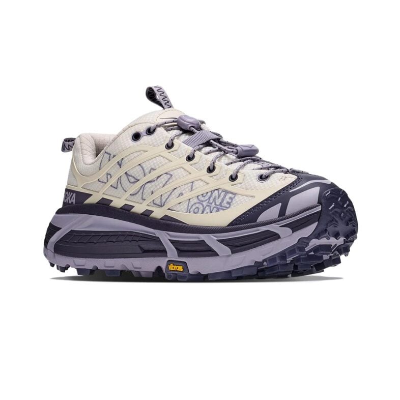 Hoka Mafate Three2 Wordmark Mujer Beige - Imagen 6