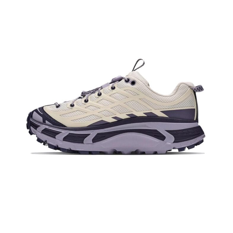 Hoka Mafate Three2 Wordmark Mujer Beige - Imagen 8